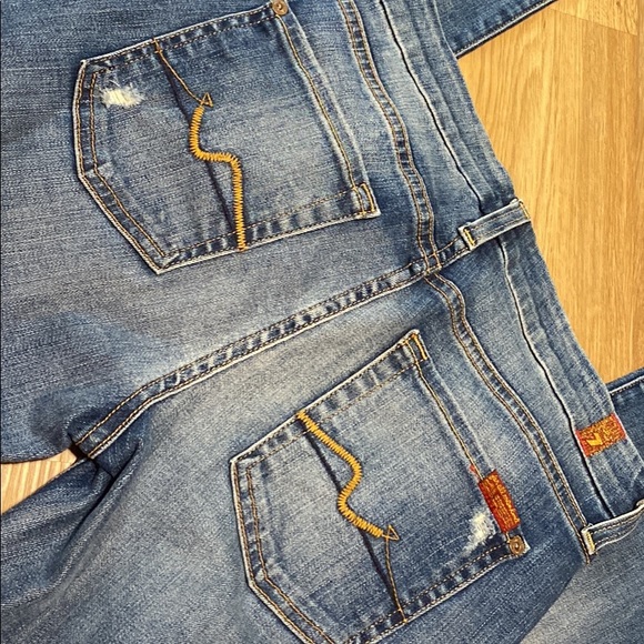 7 for All Mankind straight leg denim - size 29 - Picture 3 of 5